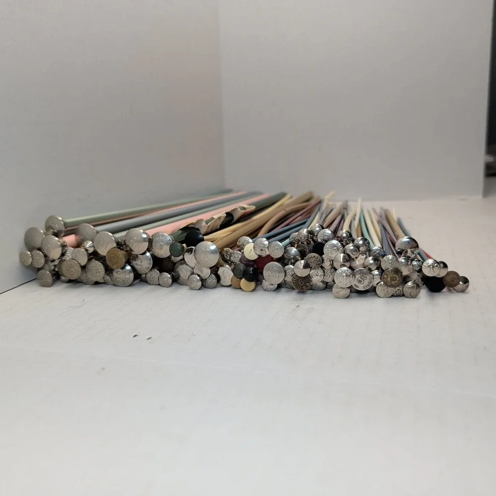 Large Lot Vintage Knitting Needle Sets Variety Sizes Double Point Circular